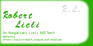 robert lieli business card
